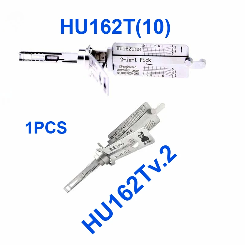 

Lishi 2in1 HU162T(10) HU162T(10)v.2 Series Locksmith Tools for Volkswagen for AUDI Key Decoder Ganzua Picklock for Car Locks