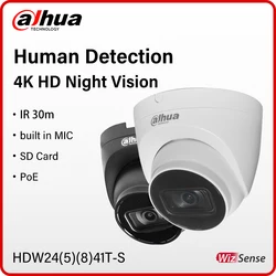 Dahua WizSense 4MP 8MP Outdoor IP Camera Starlight Night Vision Security CCTV Human Detection PoE Mic SMD HDW2441T-S HDW2841T-S