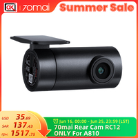 70mai New Rear Camera RC12 ONLY for 4K A810 Car DVR and Support Parking Recording