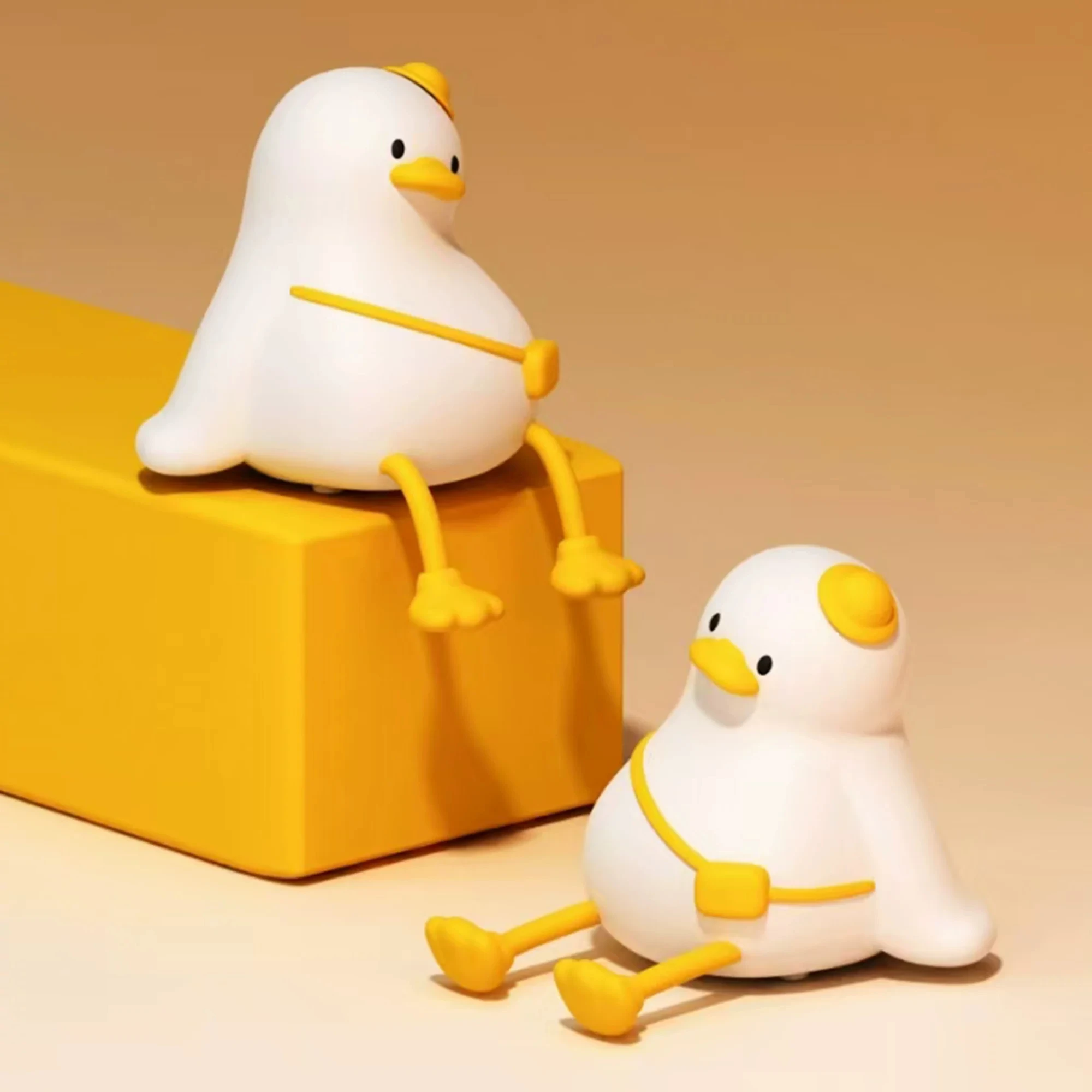 Leisurely Duck Silicone Night Light Bedroom Bedhead Atmosphere Sleep Children Baby Feeding Female Birthday Gift Patting Light