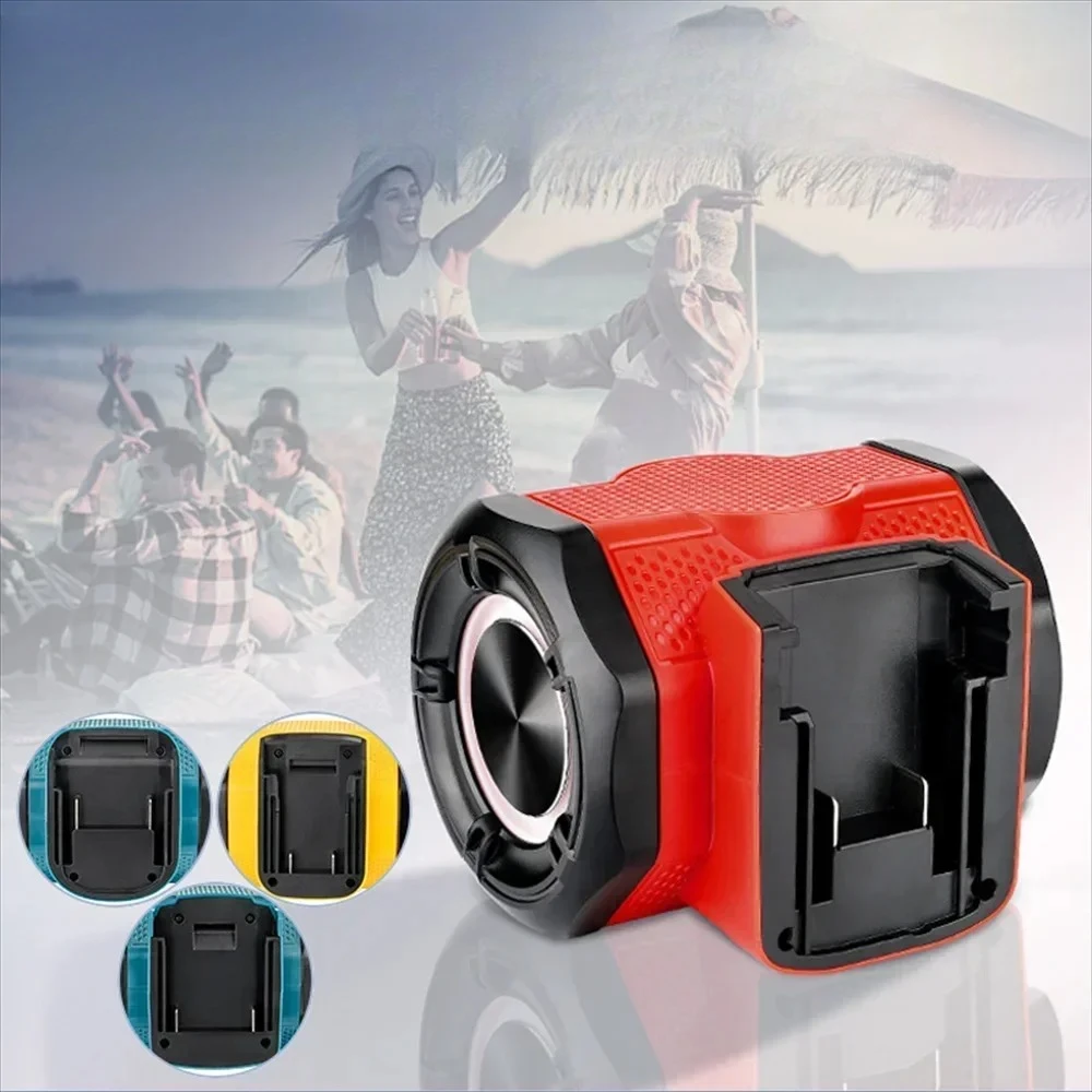 

# l 18V 20V Lithium Battery Retractable Shoulder Strap Bluetooth Speaker Bluetooth Radio For Makita Dewalt Milwaukee Loudspeaker