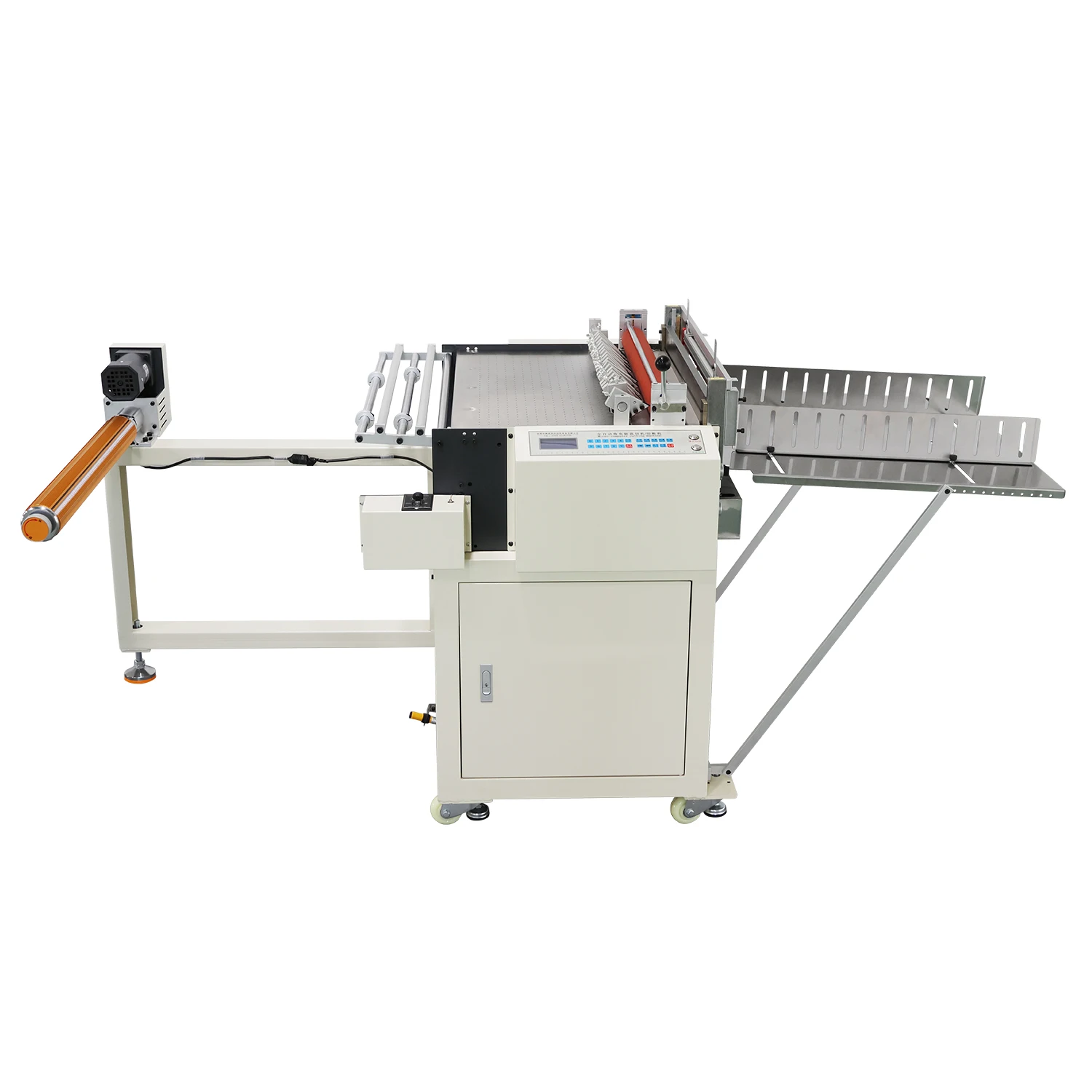 Innovative Design Fully Automatic Unwinding, Suction, Color Tracing and Cutting Machine Cut White Ink Hot Stamping