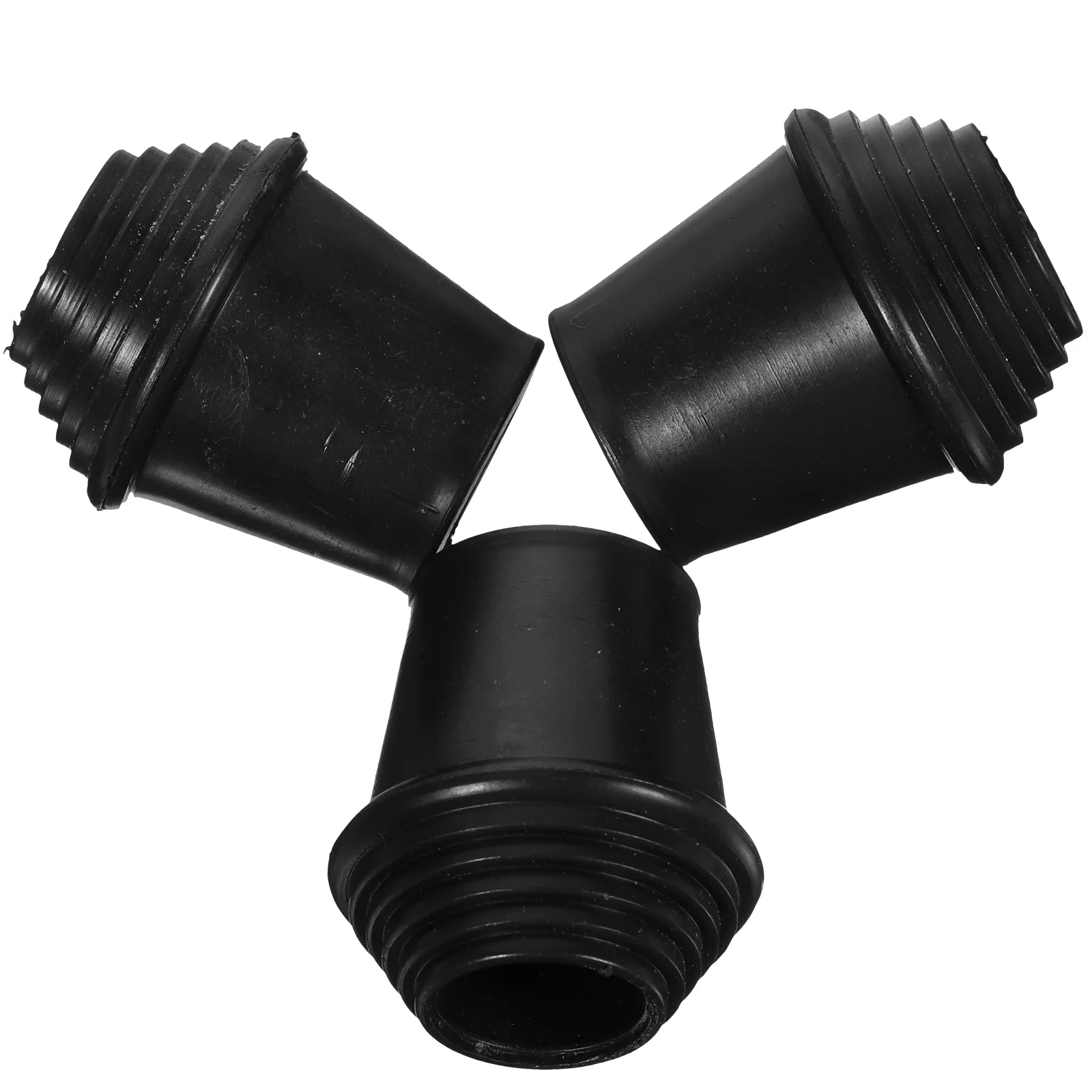 

3 Pcs Drum Leg Bracket Pads Snare Stand Rubber Feet Hardware Repair Parts Accessories