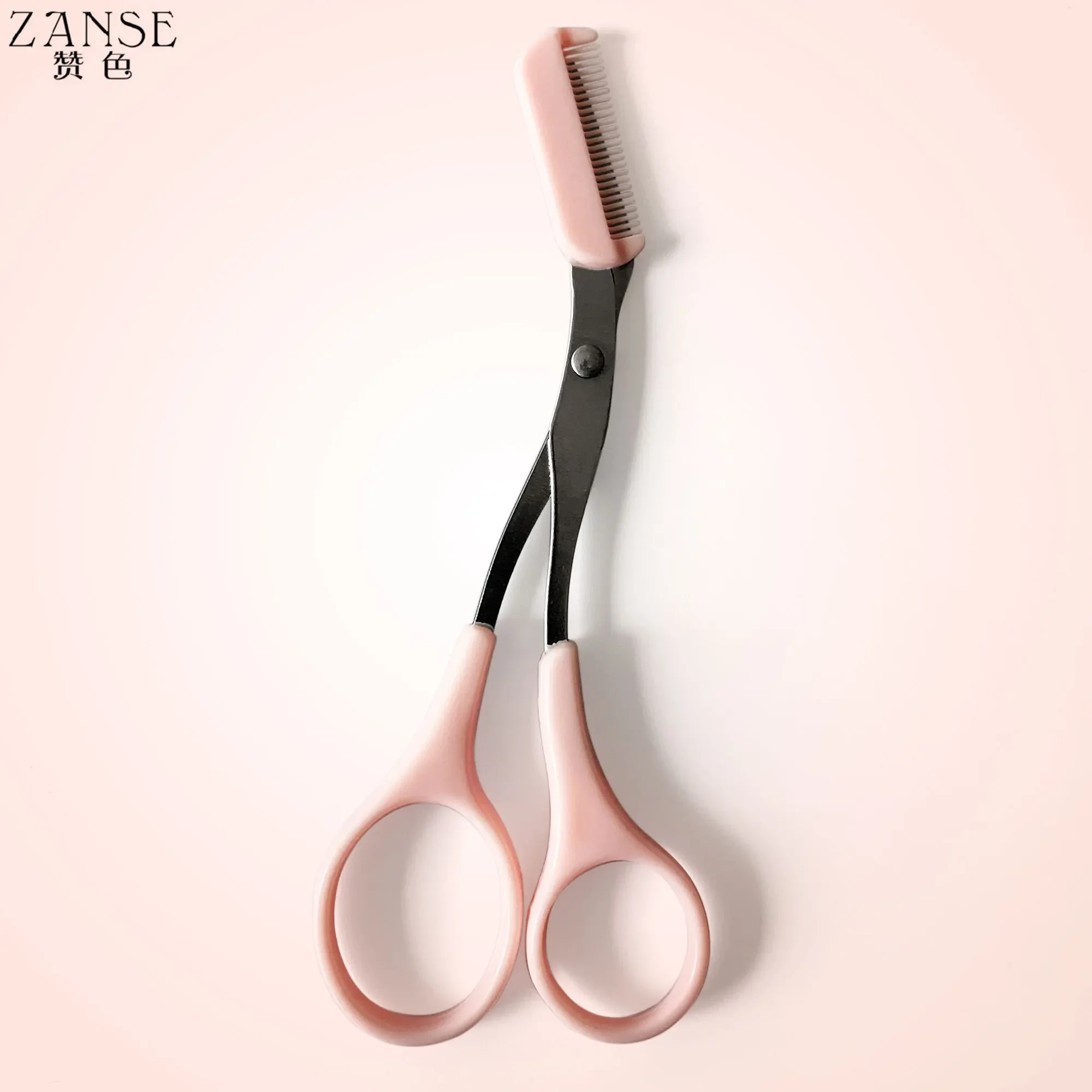 Eyebrow Trimmer Scissor Beauty Products for Women Eyebrow Scissors with Comb Stainless Steel Makeup Tools Beauty Scissors