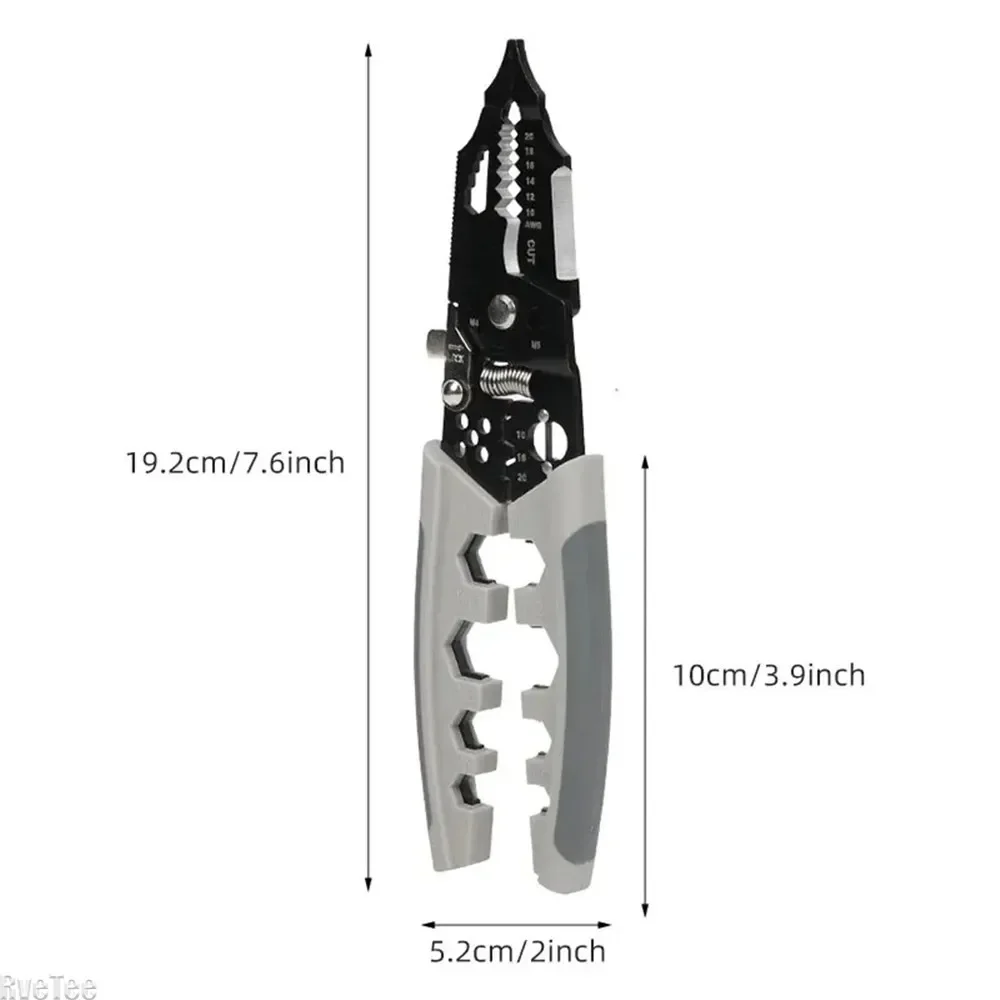 Electrician Pliers Needle Nose Pliers for Clamping Screwing Multifunctional Wire Stripping Cable Cutting Wire Splitting