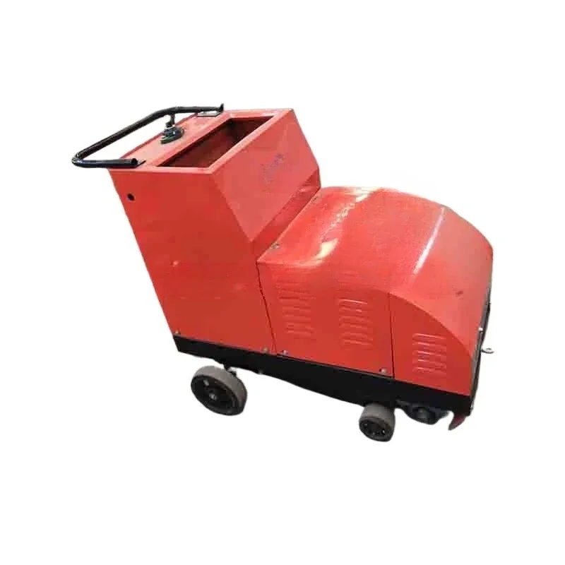Concrete pavement cutting machine, hand-pushed pavement carving anti-skid pattern machine