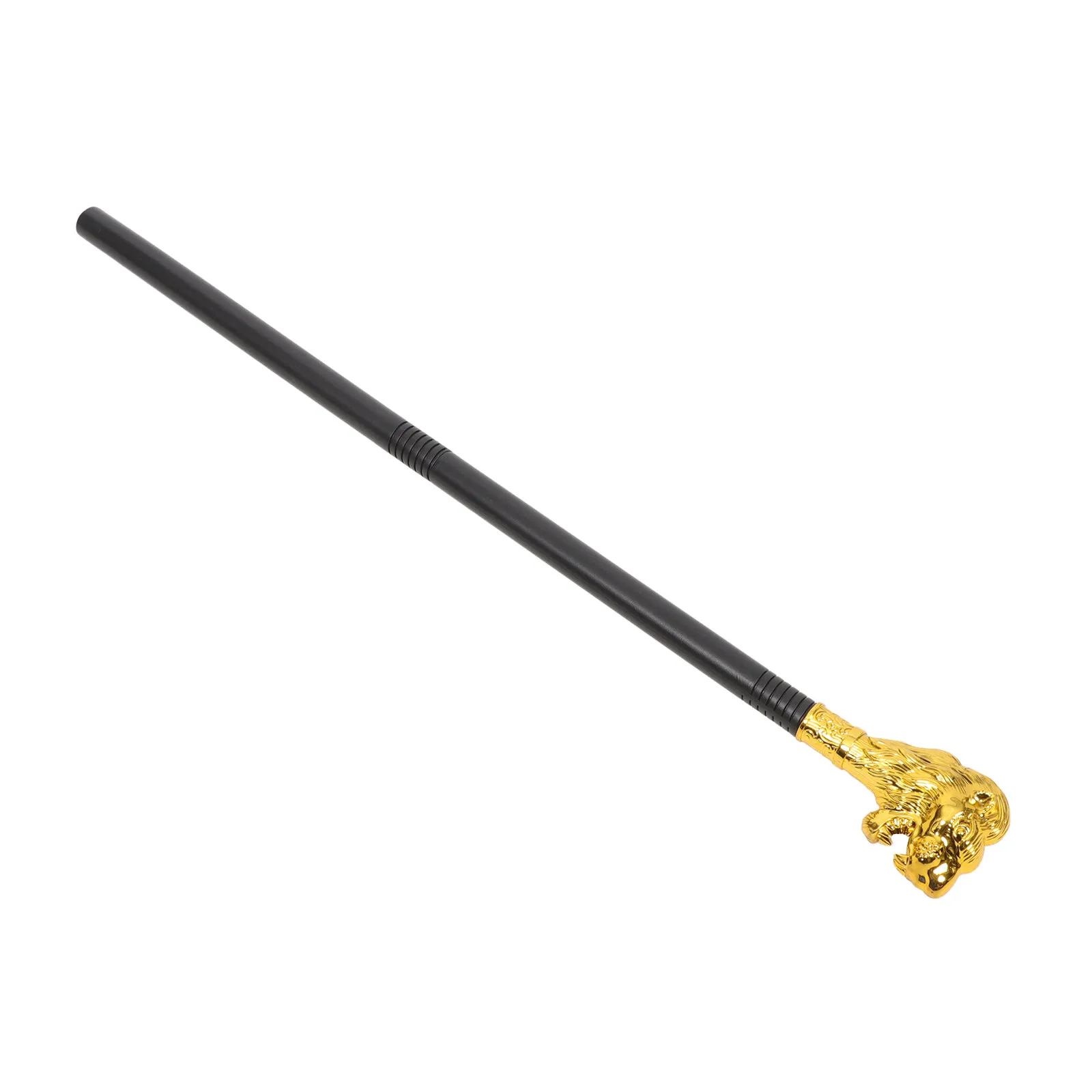 Artistic Lion Head Cane Prop Halloween Walking Stick for Dress Up Party Cosplay Festival Masquerade Stage Performance Decor