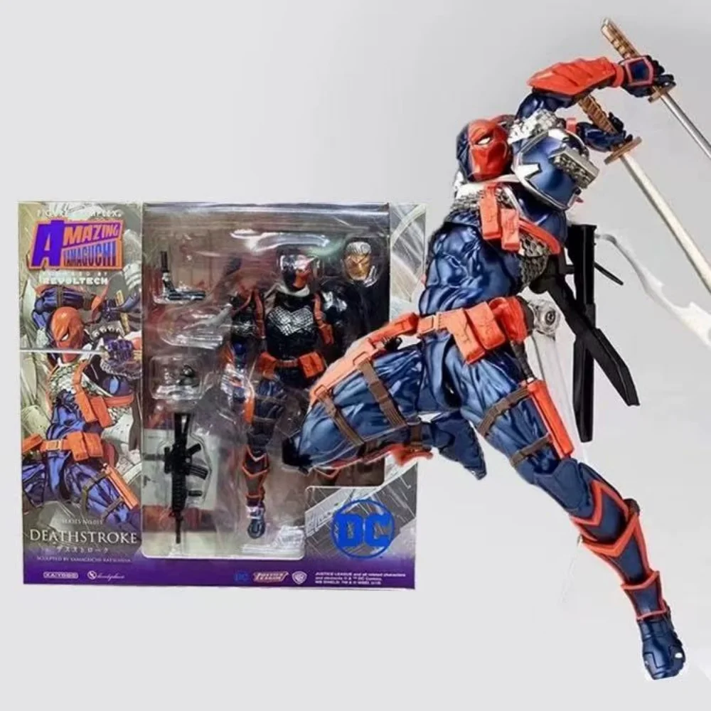 Deathstroke Yamaguchi نمط عمل أرقام نموذج DC X-Men المشتركة التنقل محاصر تمثال سطح المكتب الديكور جمع لعبة الهدايا