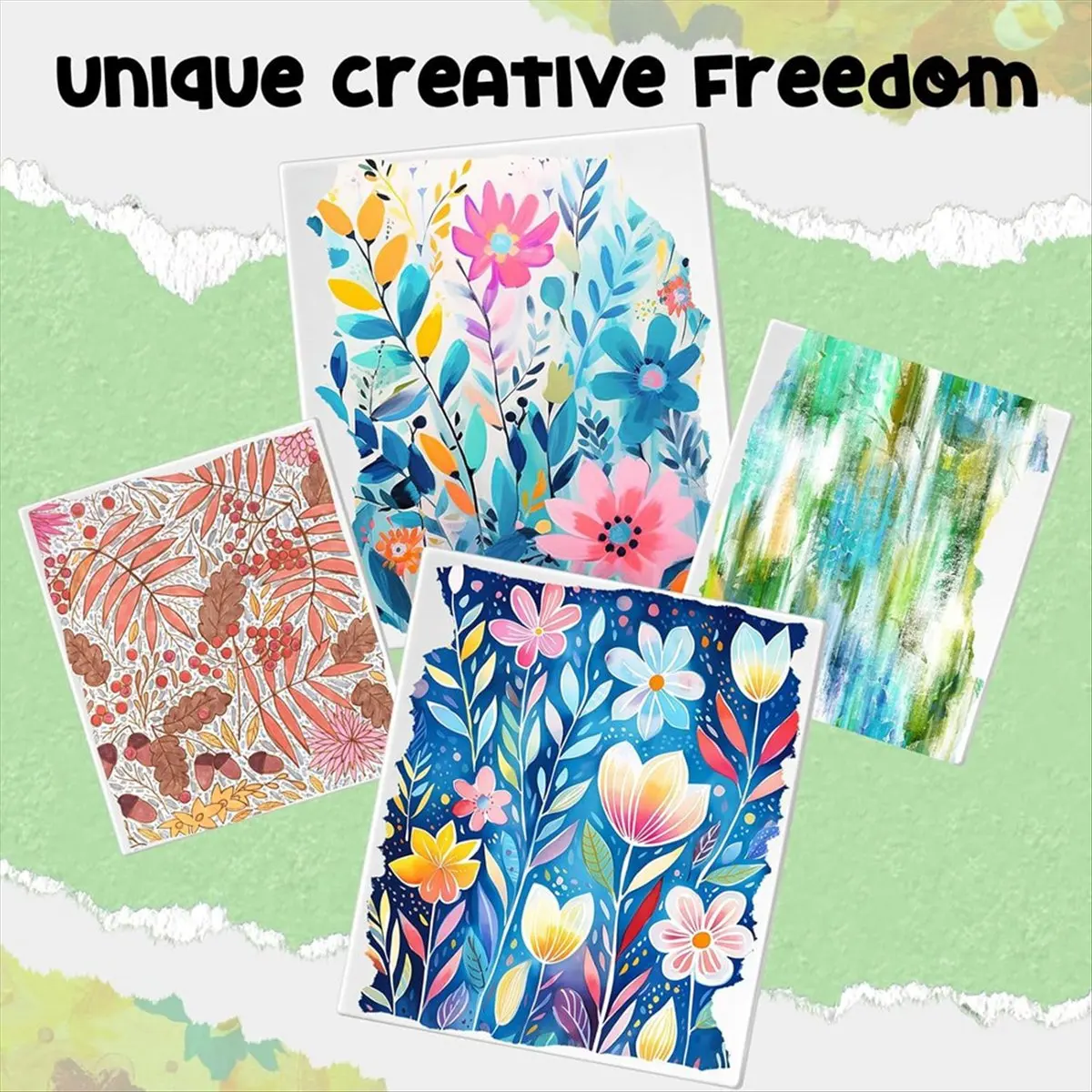 HITL 6 Pack Monoprinting Print Plates -8X10In + 5In X 7In Gel Plate,Gelli Plates - for -Art for Card Making,Scrapbooking