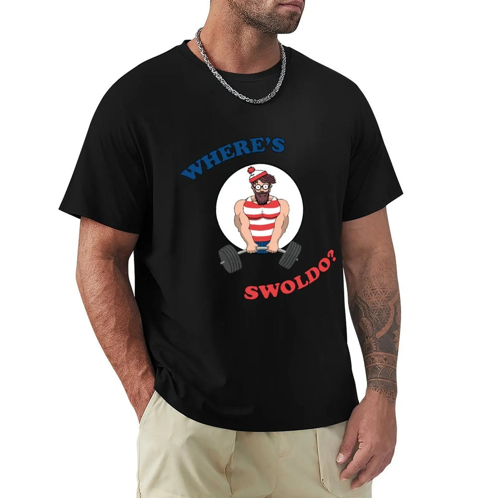 

Where's Swoldo T-Shirt Dry Fit Athletic Short Sleeve Shirt