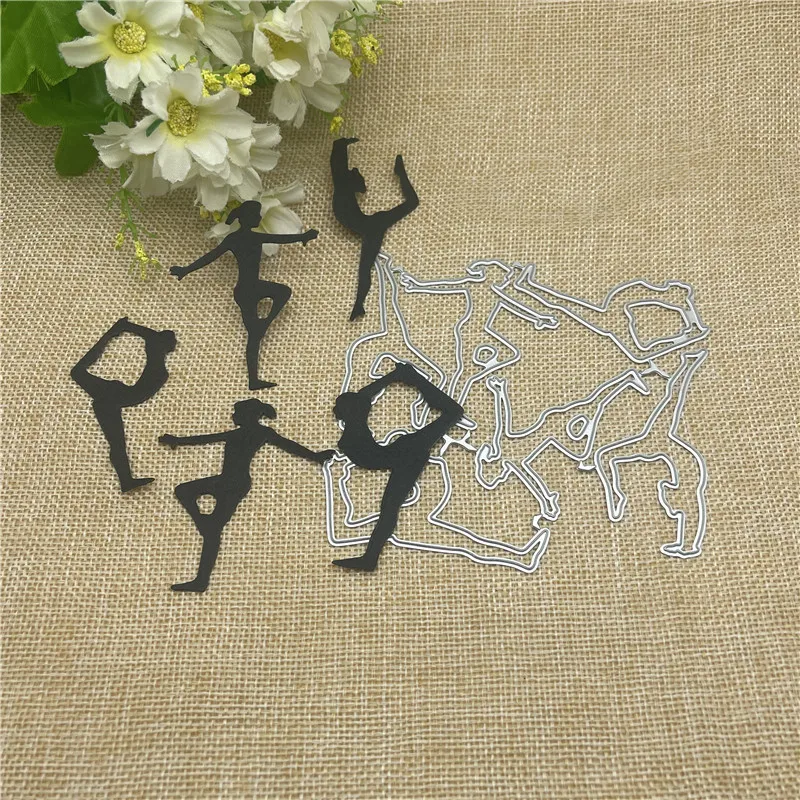 Dancing Girls Combination Suit crafts Metal Cutting Dies Stencils For DIY Scrapbooking Decorative Embossing Handcraft Template