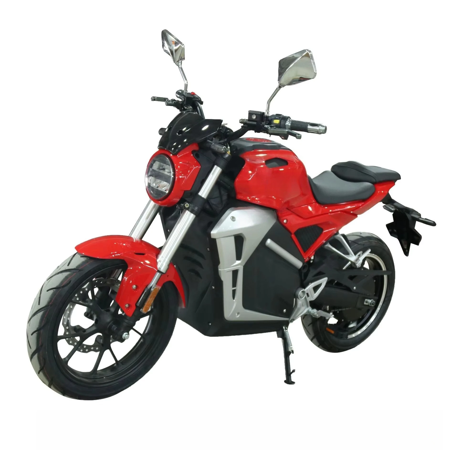 BS S-V 8 high-power 72 V electric motorcycle and sports car - top speed 120 km/h, multi-speed gear output, multi-country export