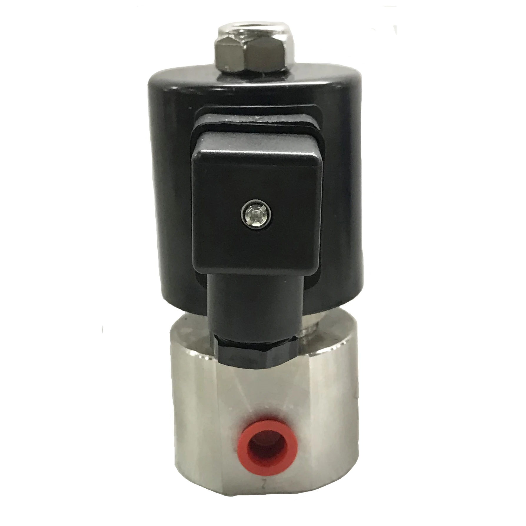 

100bar 10MPa 2 way water high pressure solenoid valve 1/4 3/8 220V 24V Orifice 2mm SS304 large flow valve