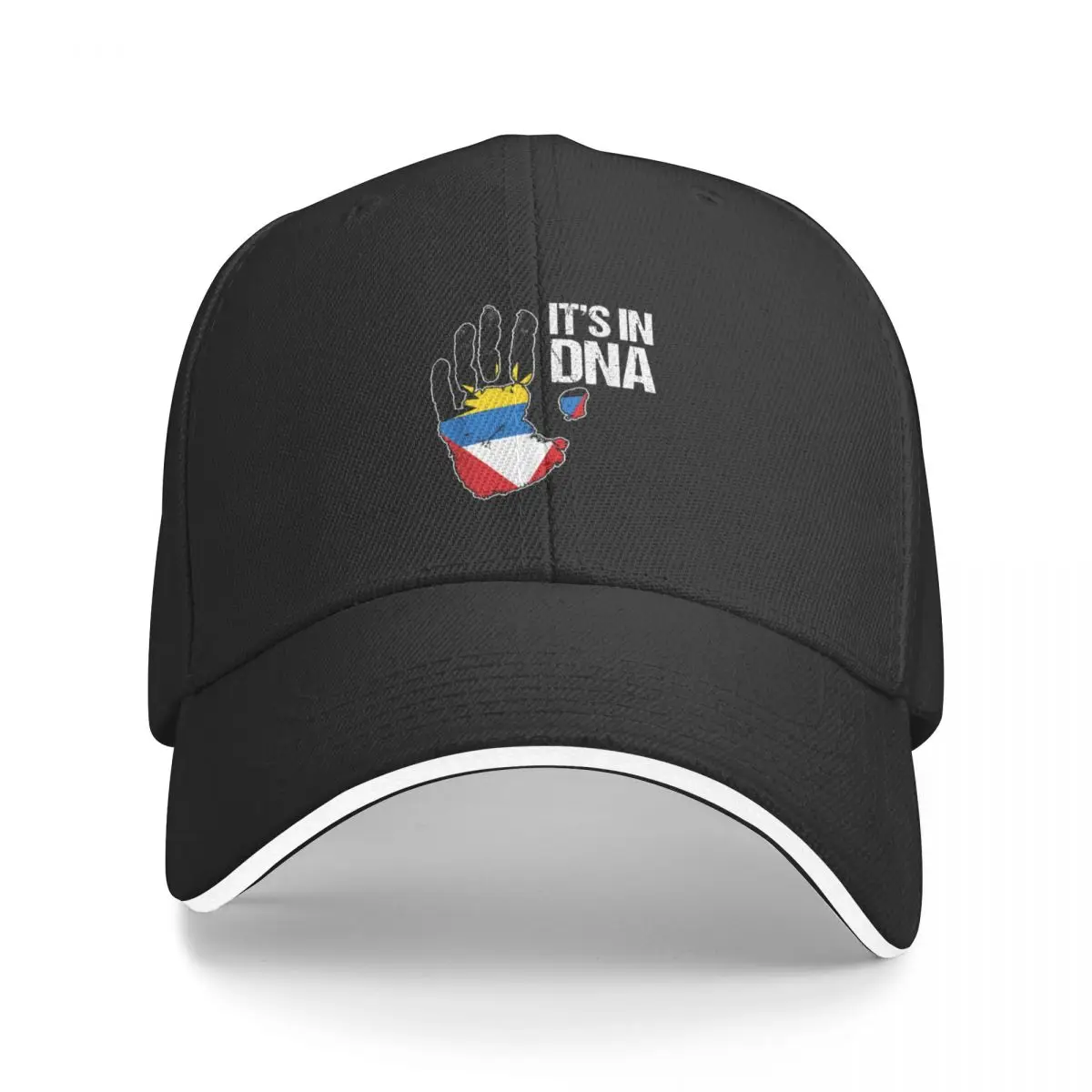 Barbuda Antigua It's In My DNA Barbudan Antiguan Flag Baseball Cap Trucker Hat tea Hat Wild Ball Hat Hats Man Women's