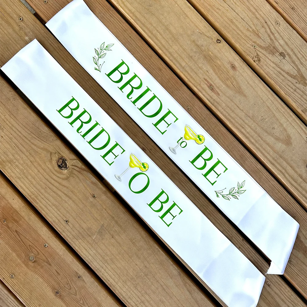 

Bride To Be Lime Sash Bachelorette Party Sashs Margs and Matrimony Bridal Shower Supplies Wedding Decoration Gift Souvenirs