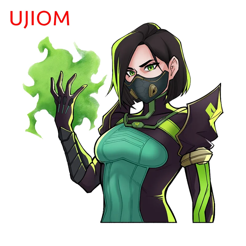 UJIOM Sage Viper Fanart Hot Game Waifu Graphics Wall Sticker Artistic Novelty Customizable Decal Cupboard Vestibulec Decoration