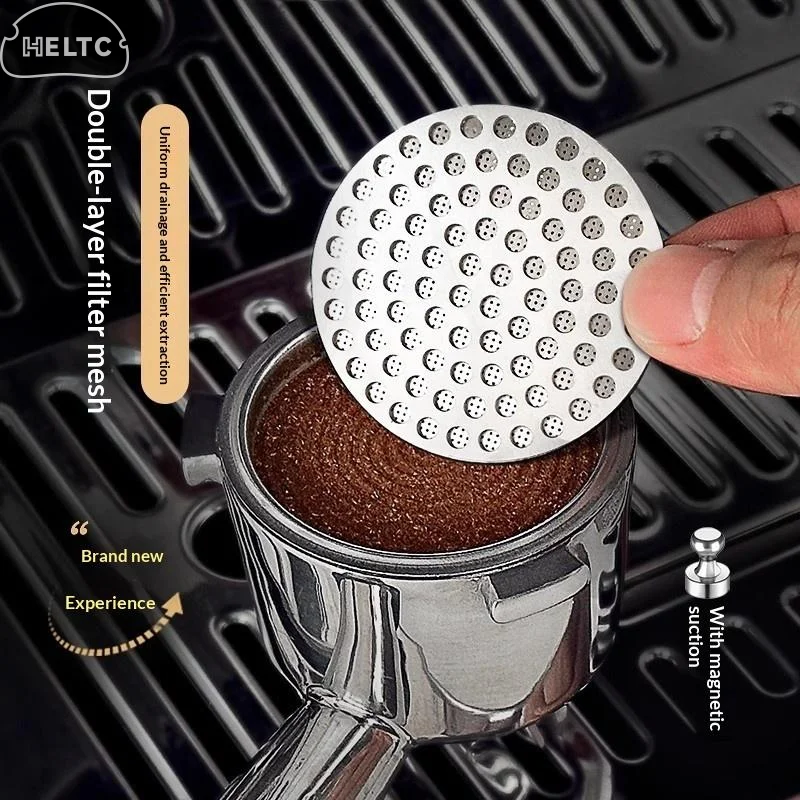 Espresso Puck Screen Magnetic Kit Coffee Filter Holder Stand 51mm 53mm 58.5mm For Portafilter Accessory Barista Tool