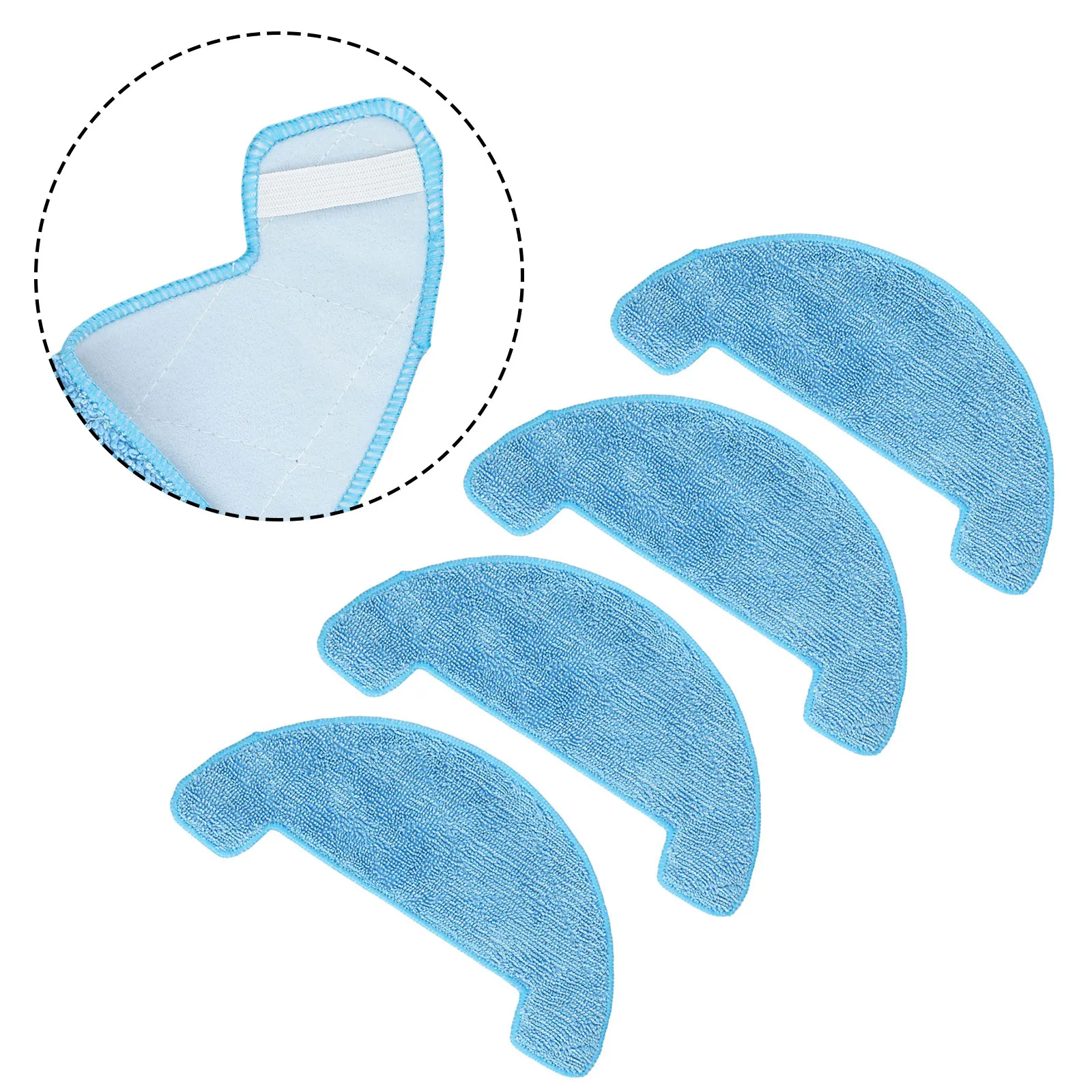 4/10pcs Mop Cloth For Cecotec For Conga 2299 Ultra Home X-Treme Vacuum Cleaner Replacement Mop Cloth  Household Cleaning Tool