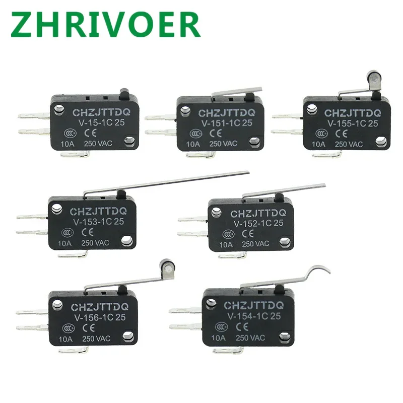 Mikroprzełącznik Wyłącznik krańcowy V-15 V-152 V-153 V-154 V-155 V-156-1c25 10a250v