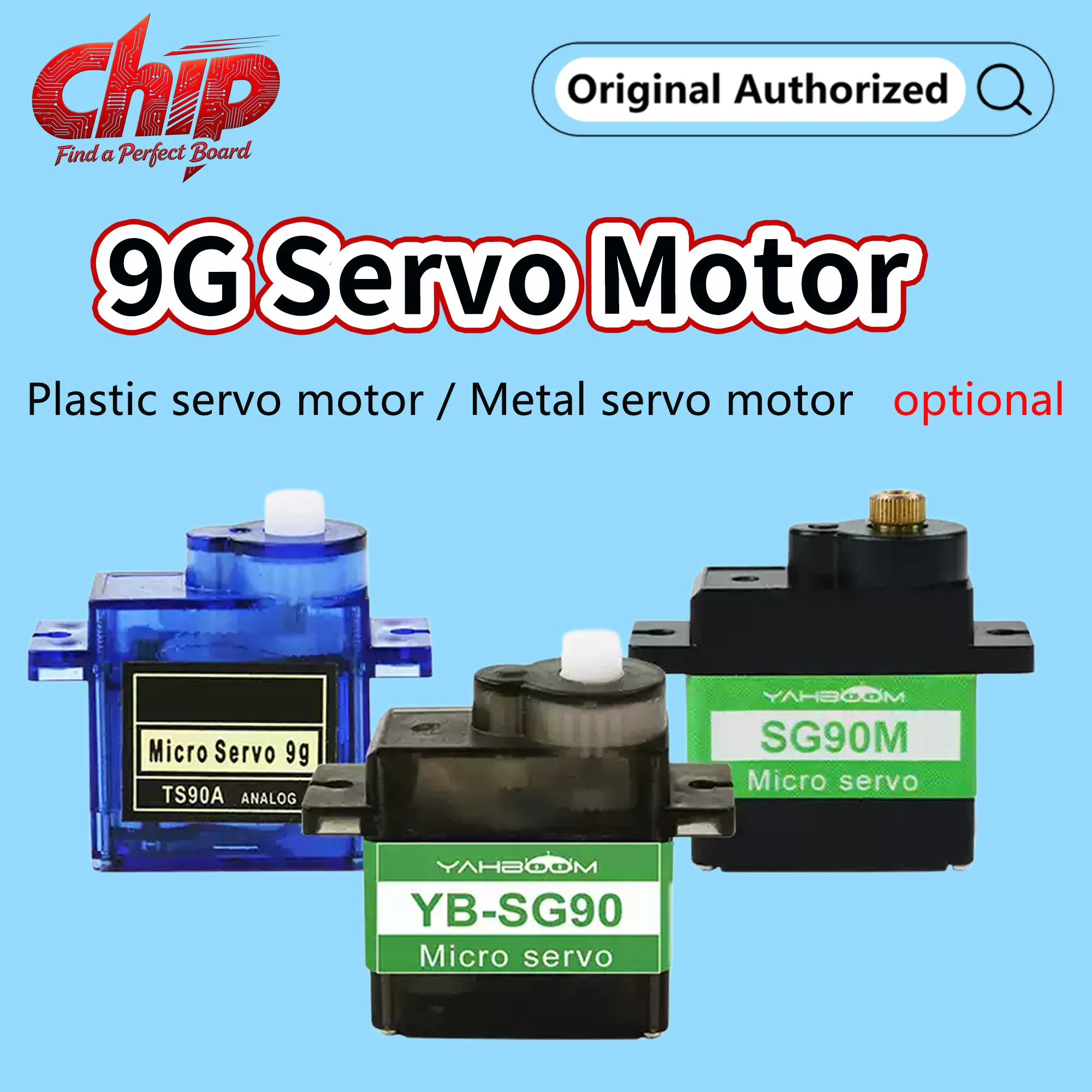 Yahboom SG90 9G Servo Steering Gear with Fixed Wing 180° Rotation MG90S For RC Helicopter Plane Boat Toy Car