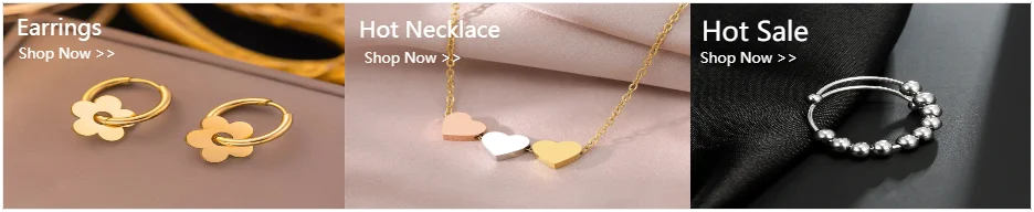 Eueavan Hohl Doppel Herz Halskette Für Frauen Edelstahl Romantische Liebe Symbol Anhänger Kette Engagement Schmuck Geschenk – Detail 1