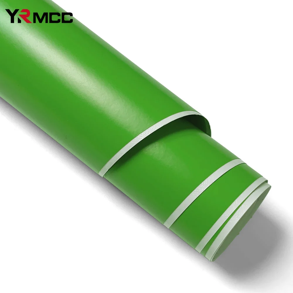 Car self-adhesive vinyl matte wrap Apple green computer decoration motorcycle body waterproof and scratch-resistant accessories