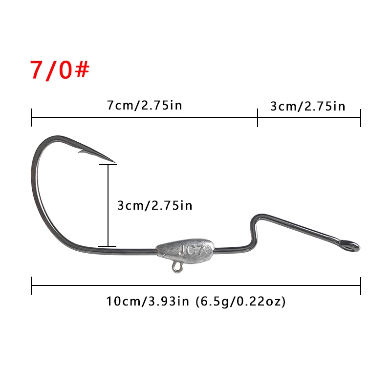 4 Stück weiche Angelköder mit 2 Liple-Haken, einzigartige vibrierende Schwimmaction, gut gefertigte Angelköder für Barsch, Forelle, Crappie Walleye – Detail 17
