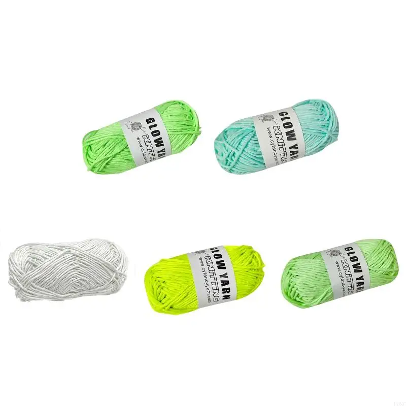 

U6XC DIY Weave Glow Yarn Hand Knitting Line for Cardigan Scarf Kids Women