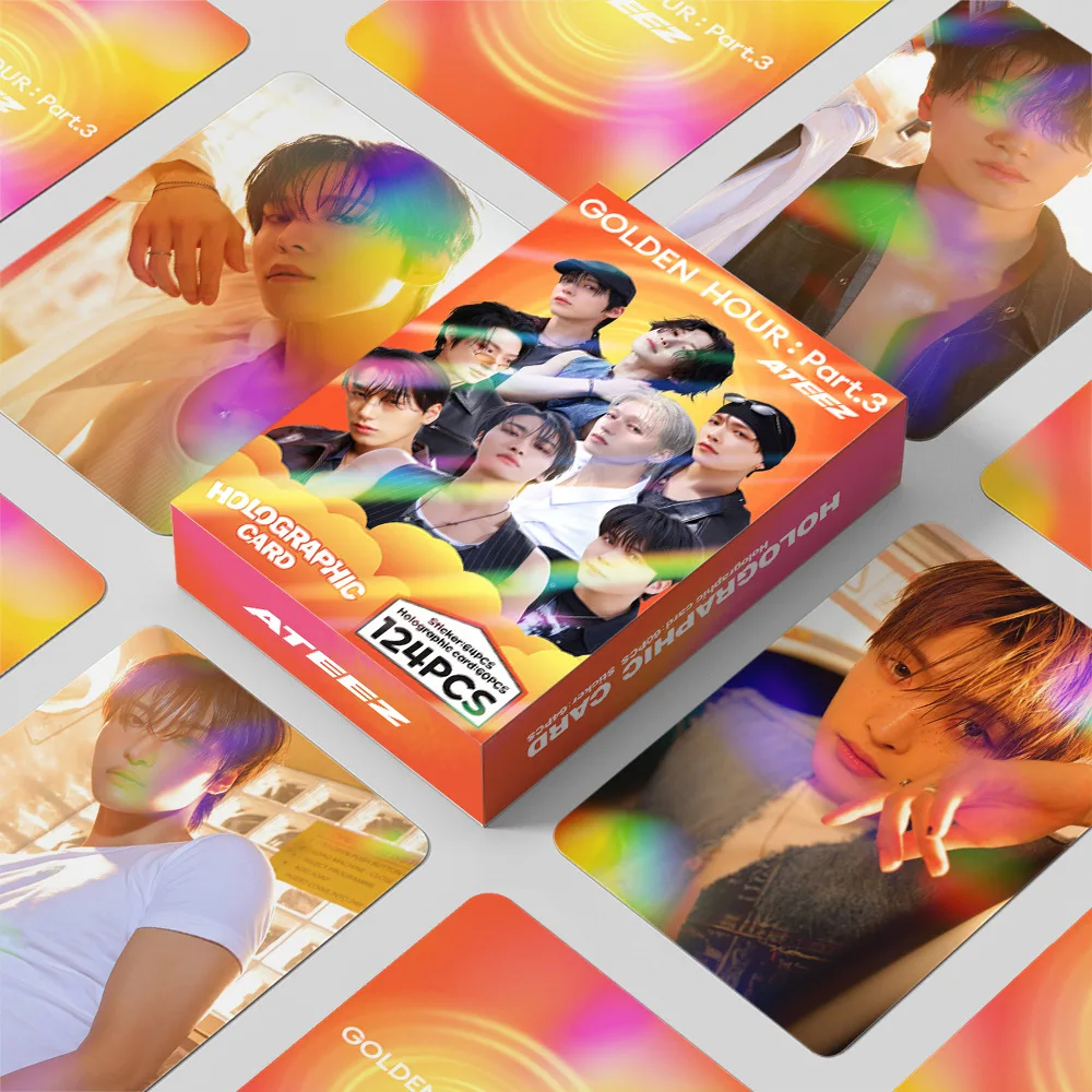 

55pcs/set Kpop ATEEZ Lomo Cards THE WORLD EP.1 : MOVEMENT Guerrilla Photocards High Quality New Arrivals