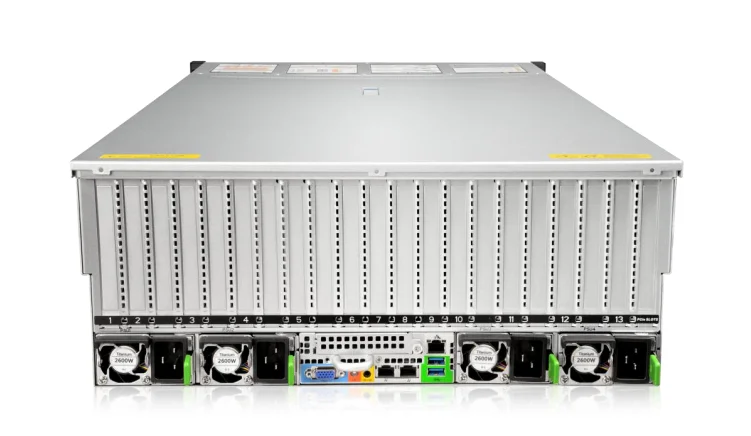 Fourth / fifth generation eagle stream Intel platform AI server 4U 10 cards 4090 direct-connect model