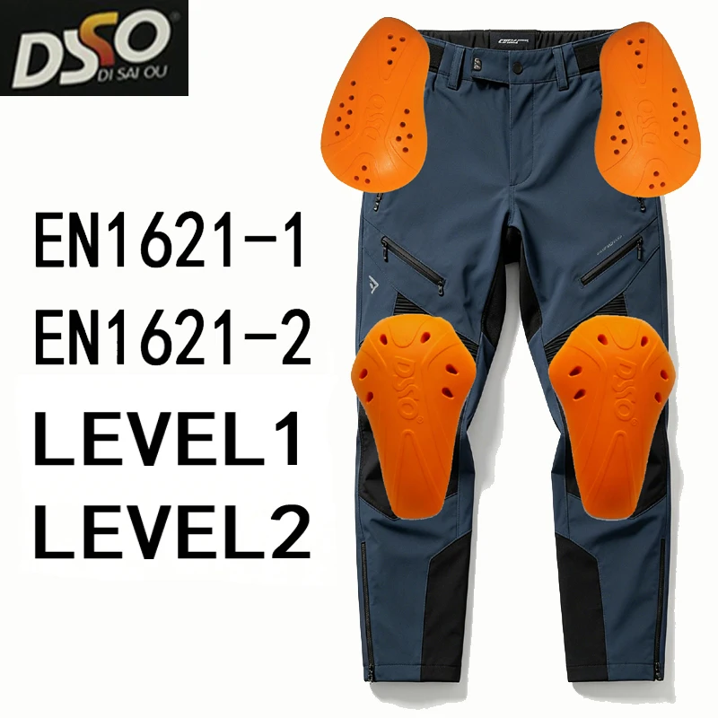 

DSO Motorcycle Riding Armor Removable Non Newtonian Fluid Slow Rebound Knee Hip Protector Adventure Suit