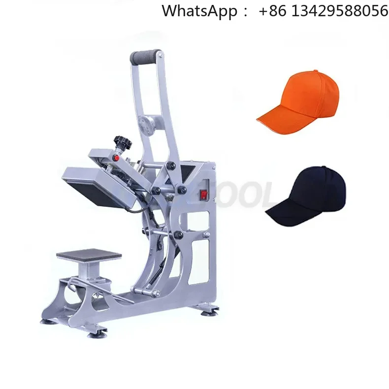 Portable Hat Heat Press Printer 2in1 Hat T-Shirt Sublimation Transfer Machine 8*14/12*12 Thermal Printing Machine