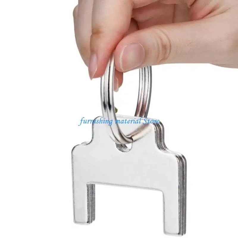 

Y5GD Practical Restroom Dispenser Access 6Pcs Stainless Steel Construction