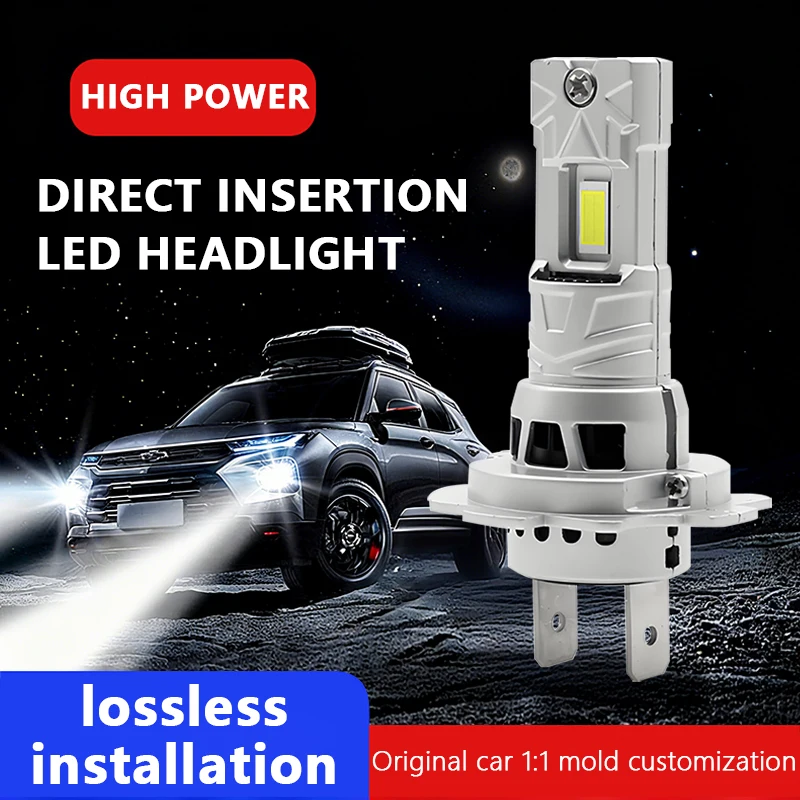 

2pcs H7 LED Headlight Bulb Mini Wireless 460W 155000LM 6500K CSP for Car Headlamp Auto Diode Lamps H7 Turbo Led Automobile