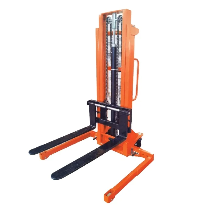 1T 1.5T 2T Straddle Wide Leg Hydraulic Manual Hand Pallet Stacker