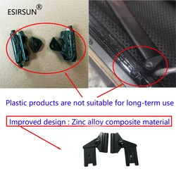 ESIRSUN Rear Window Electric Curtain Sun Shade Blind Clips Bracket Set for BMW 5 7 Series X5 X6 F01 F02 F03 F04 F10 F11 F07 F18