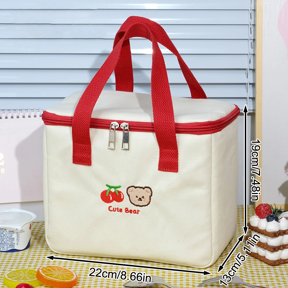 1PC Lunch Bags Insulated Lunch Box For Women Adults, Large Lunch Tote Bags Cooler Bag Leakproof Lunch Box