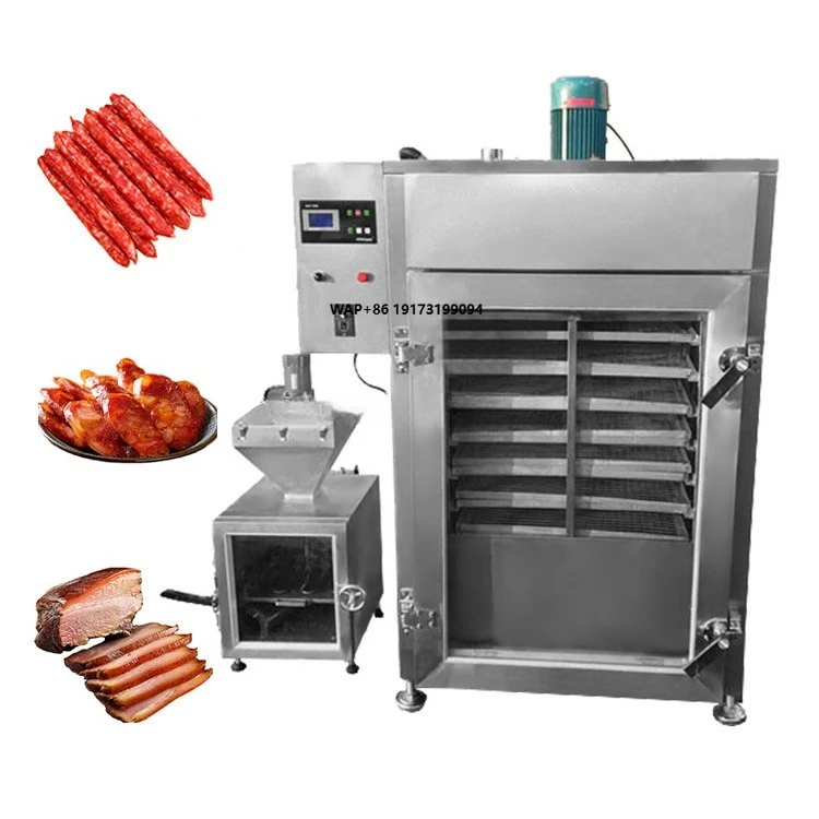 Best Quality Hot&Cold Pork Salmon Turkey Sausage Smokehouse Meat Smoker Smoking Machine