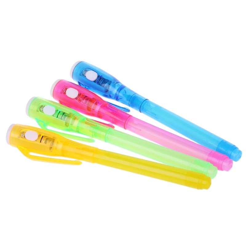 Invisible Pen Writing Secret Message Gadget With UV Light Stationery