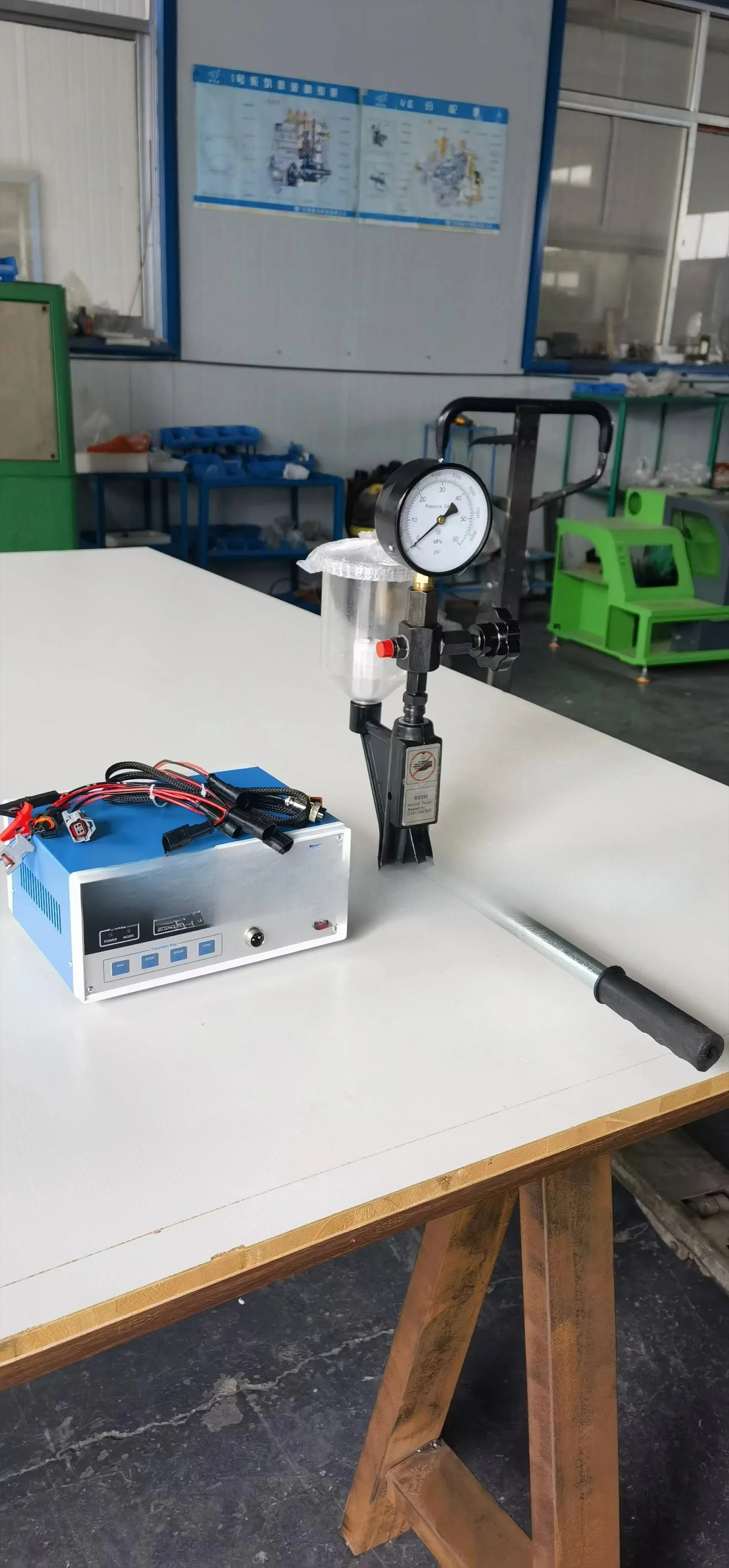 Multifunction CR-C Common Rail Electronic Injector Tester and S60H Nozzle Validator Test Diagnosis Tool Kit