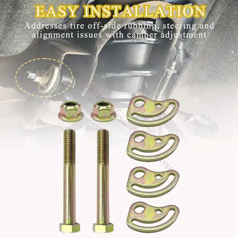 1 комплект регулировочных болтов камеры для Chevrolet Silverado 2500 3500 для GMC Sierra 1500 2500 +-1,5 градусов передняя часть