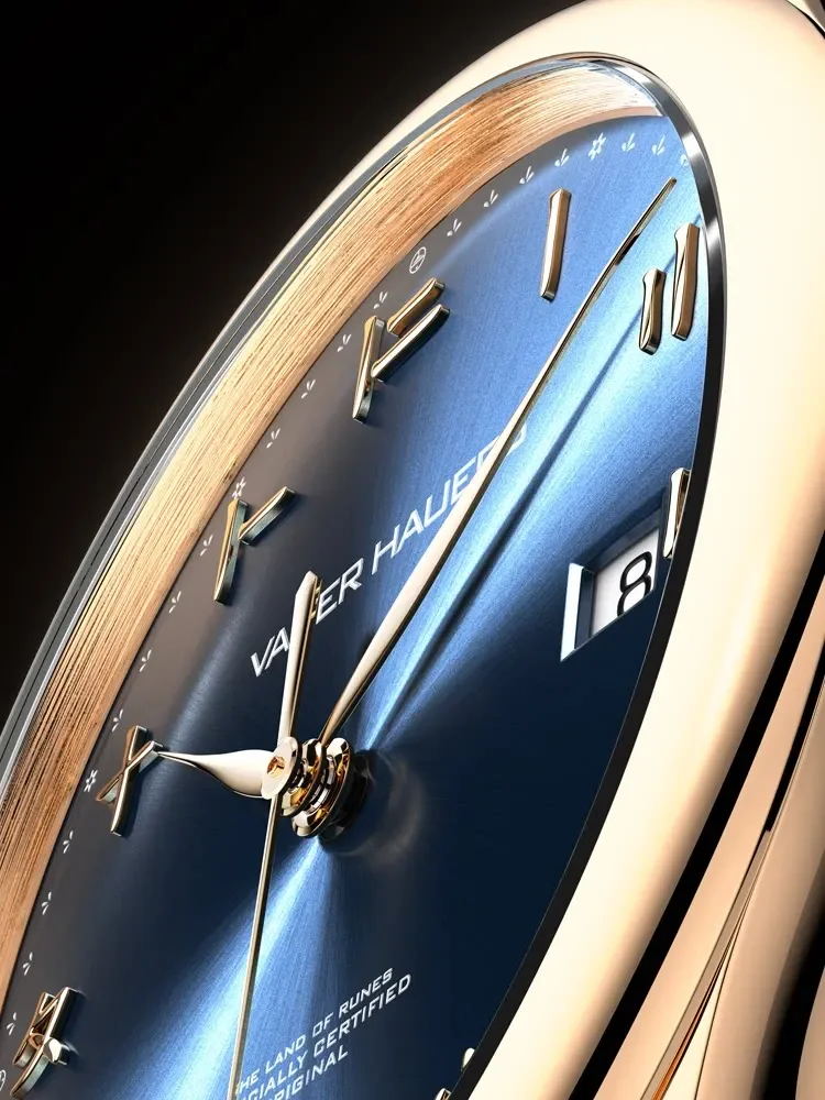 Vijay Howz Original Guochao Suzhou Size Watch Men's Ultra-thin Fully Automatic Mechanical Watch Waterproof Casual Men's Watch