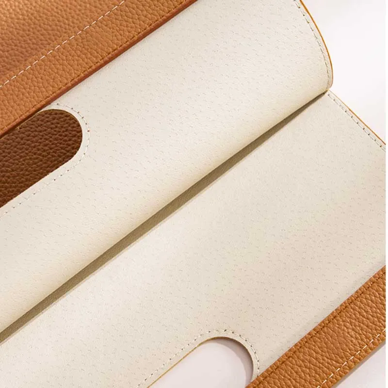 

A4 Heavy Leather Document Bag Fashion Conference Brochure Office Organizer Tablet Bag Office Organizer Folder PU Tote Bag