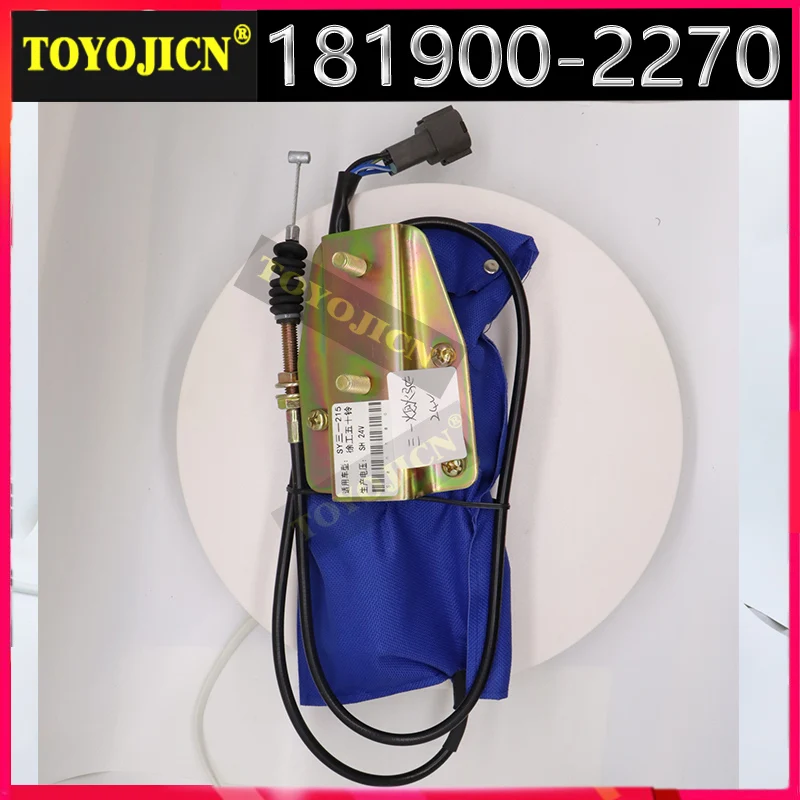 181900-2270 for Sany Xcmg Isuzu 4Bg1 6Bg1 Stop Electromagnetic Valve Shut down Motor Switch 1819002270