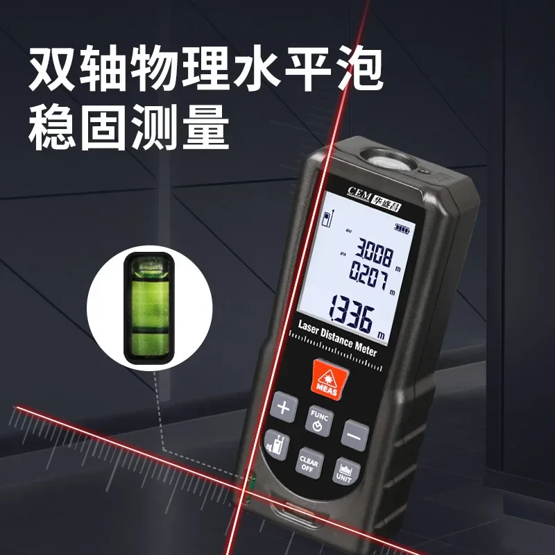 

NEW CEM Rangefinder Laser Electronic Ruler Infrared Laser Rangefinder 50m LDM-50E