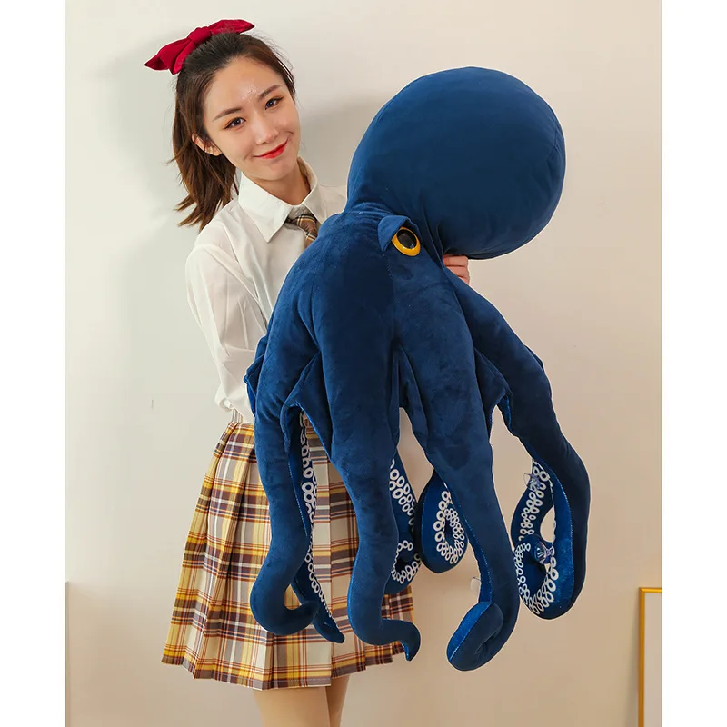 

Creative New Octopus Plush Toy pillow Big Soft Marine Bottom Animal Squid Doll for Children Gift 47inch 120cm