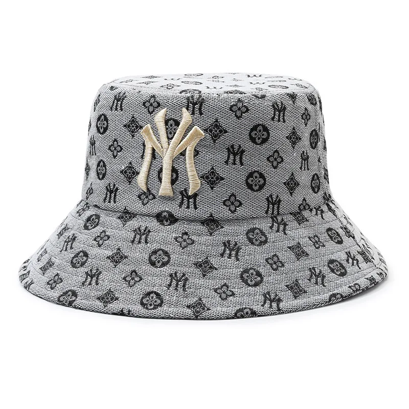 Unisex Letter Embroidery Fisherman Hat Women Summer Versatile Sunscreen Hats Sun Hat Men Trend Bucket Hats