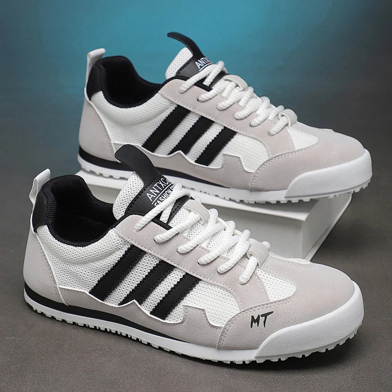 

Men's Shoes Breathable All-match Mesh Shoes Casual Sports Trendy Shoes Men's All-match Wear-resistant Running Shoes for Men