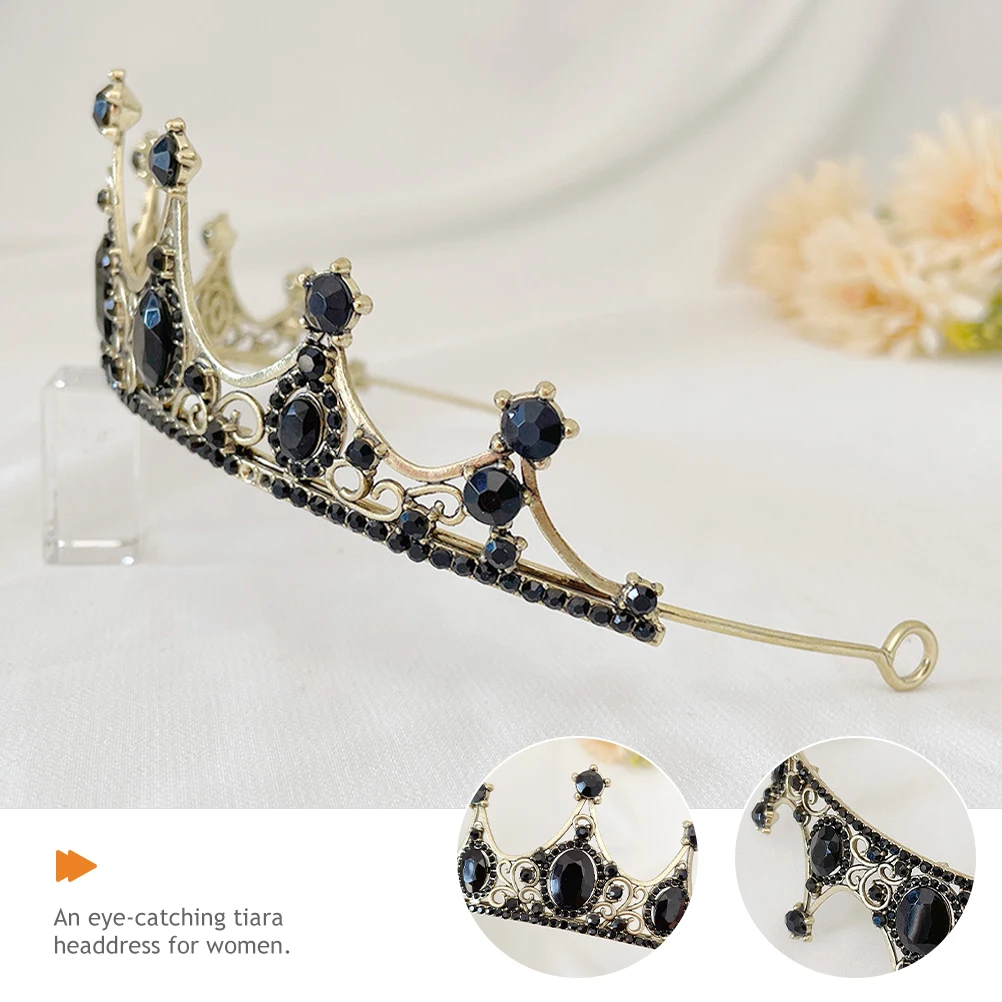 

Sparkling Rhinestone Tiara Bridal Crown Headpiece For Women Wedding Banquet Party Dance Prom Event Hair Accessories