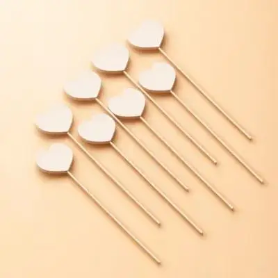 8個の木製DIY妖精の杖、子供向けの創造的な描画と着色の楽しいDIY妖精の手描き絵画